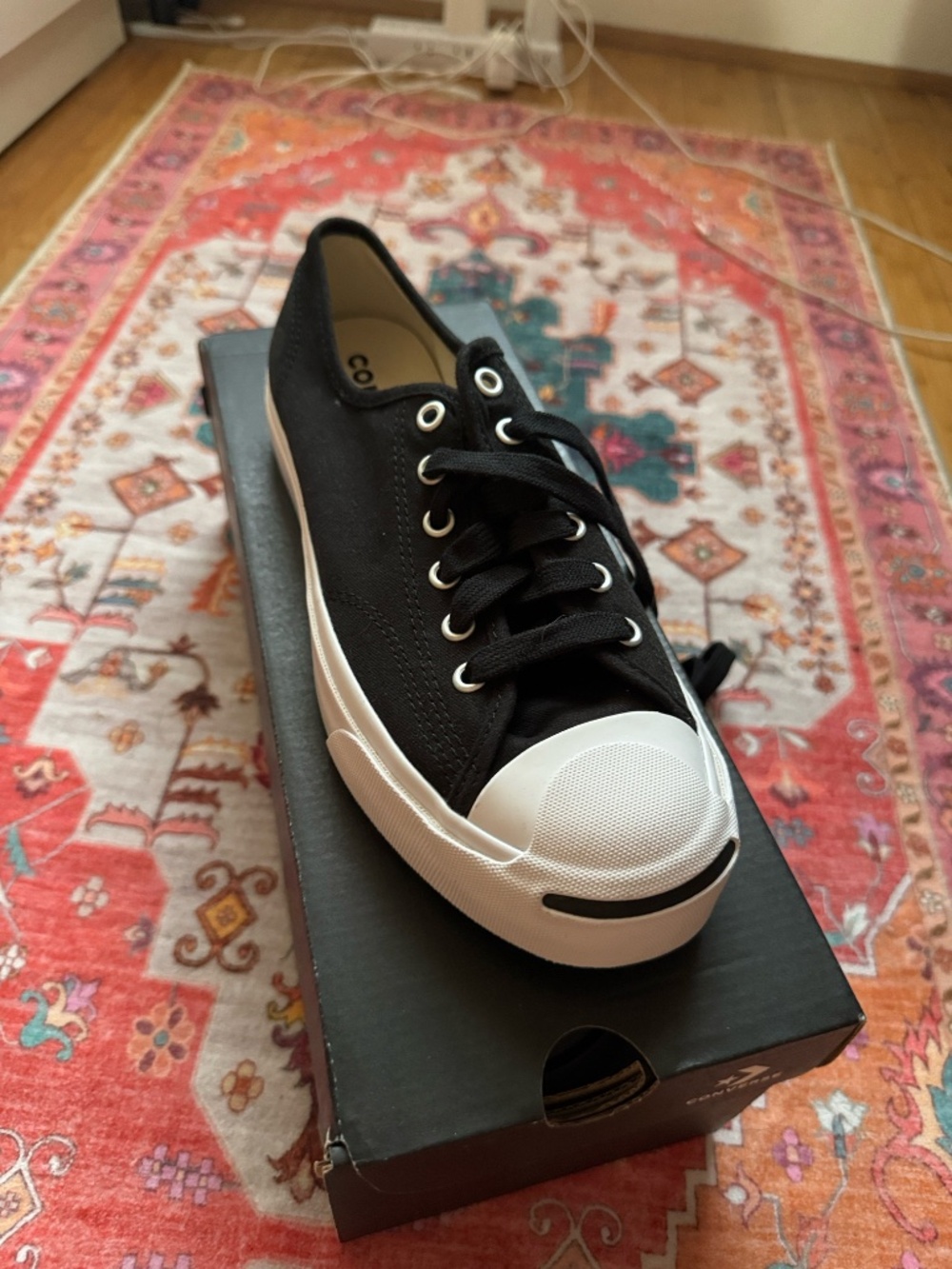 NWT Size 8 Black Jack Parcell Converse